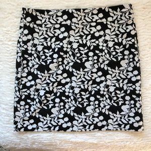 Loft Floral Print Skirt